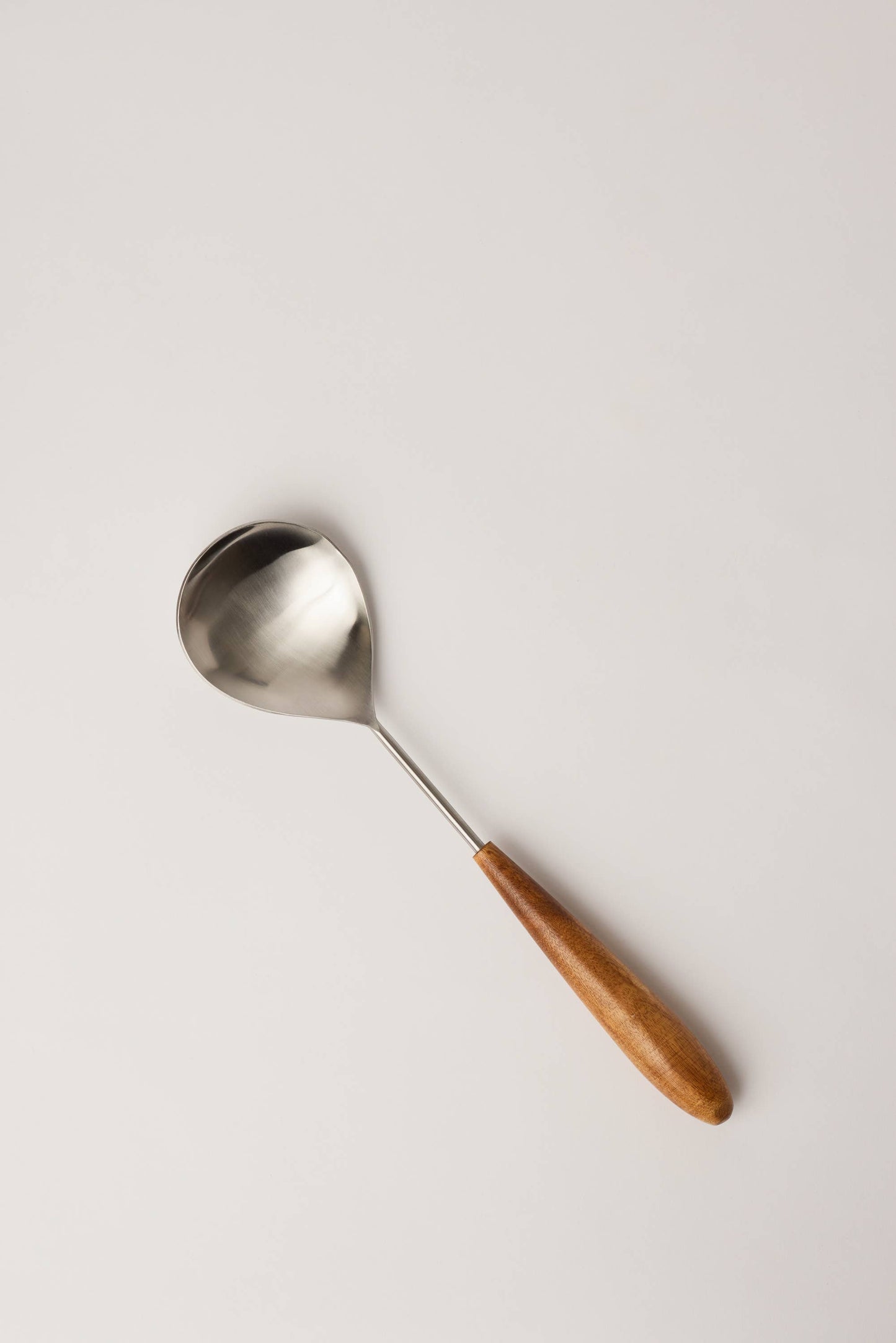 Wood & Steel Serving Utensils - Set of 3
