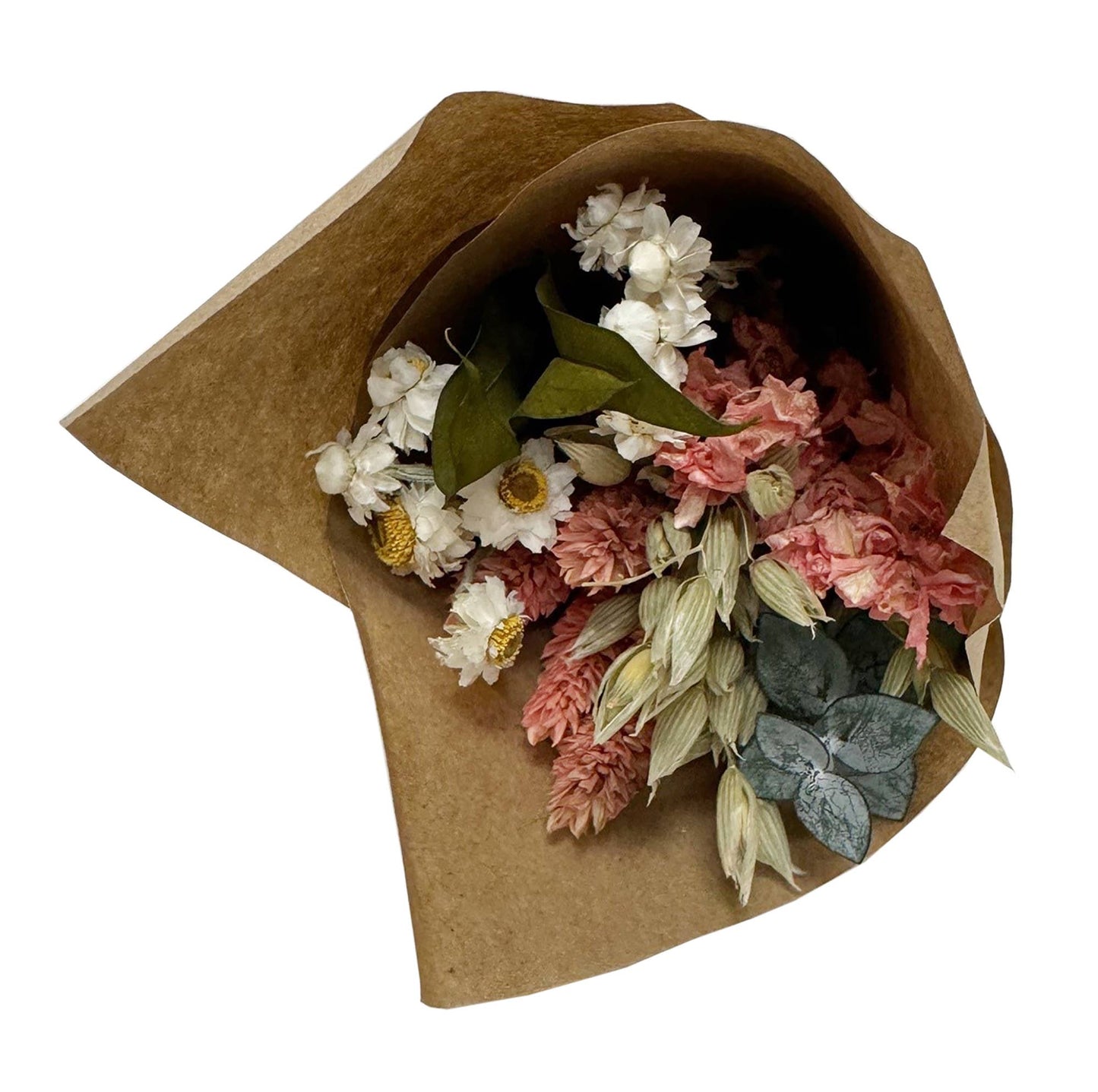Andaluca - Mini Pink Larkspur & Baby Eucalyptus Bouquet Bundle