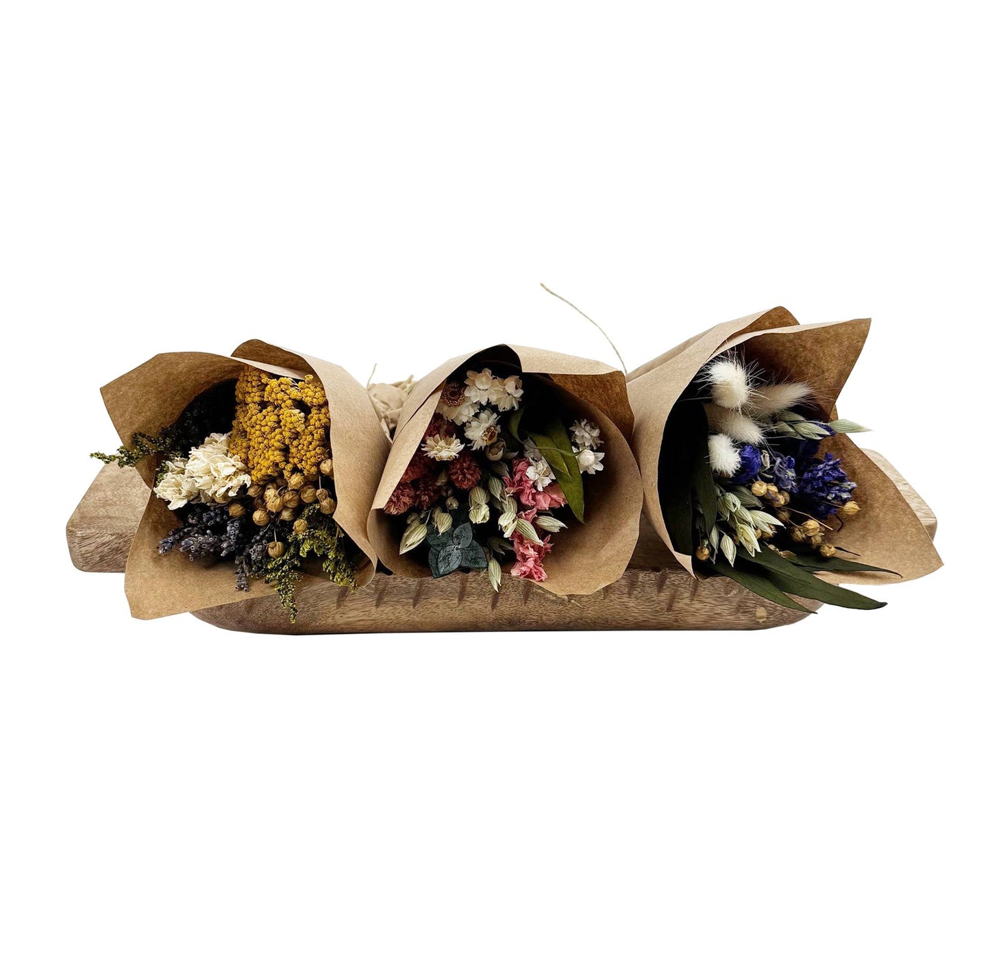 Andaluca - Mini Pink Larkspur & Baby Eucalyptus Bouquet Bundle