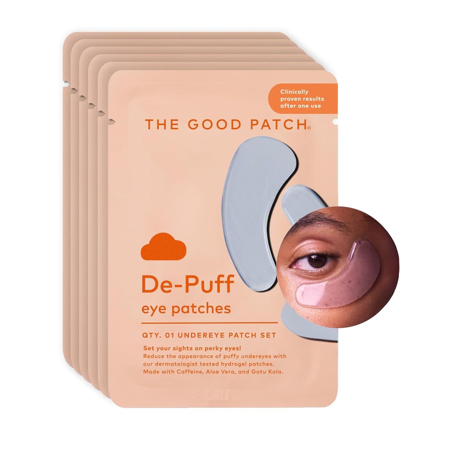 The Good Patch - De-Puff Cooling Hydrogel Under Eye Patches