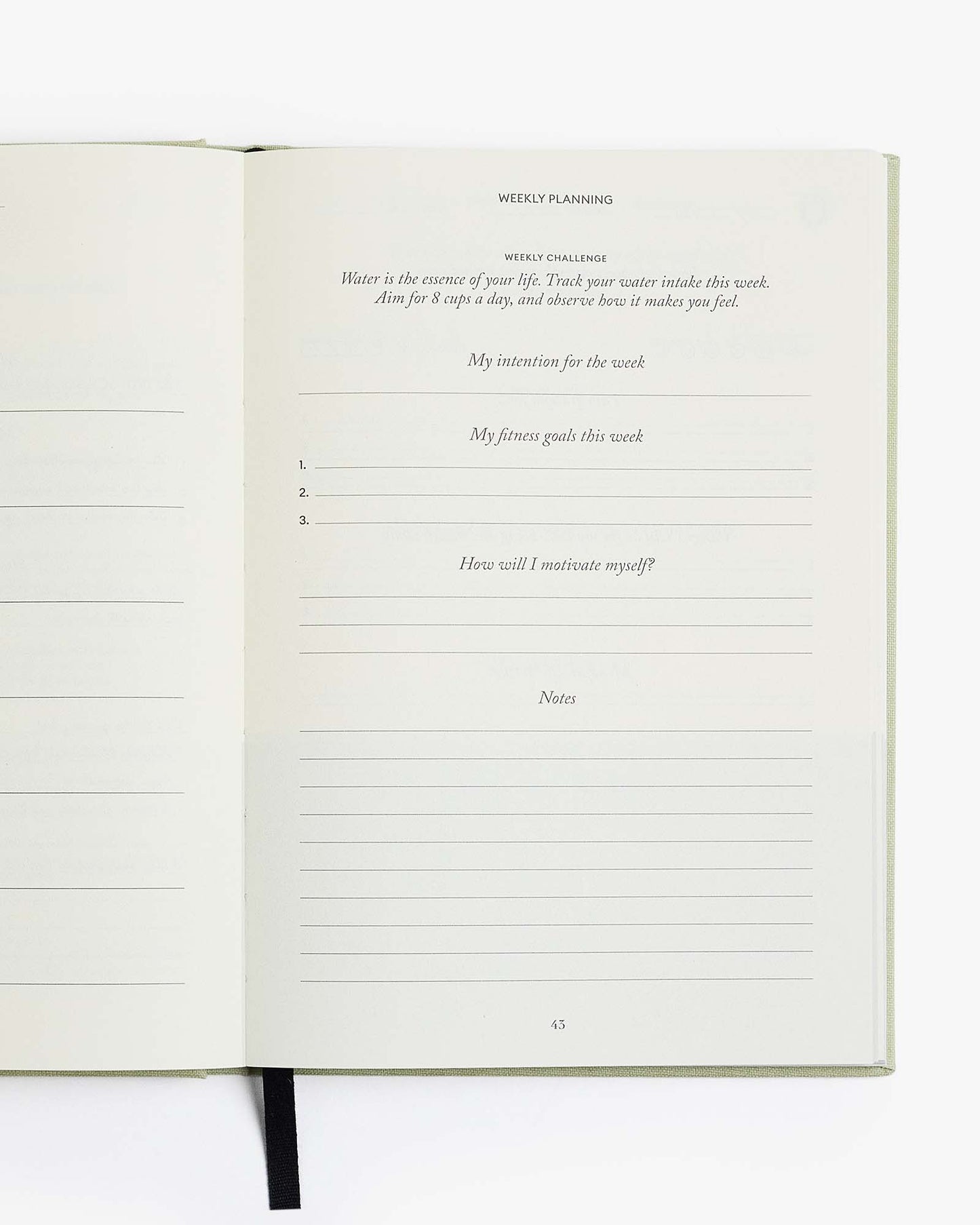 Intelligent Change - The Five Minute Journal Fit Edition - Fitness Health Goals