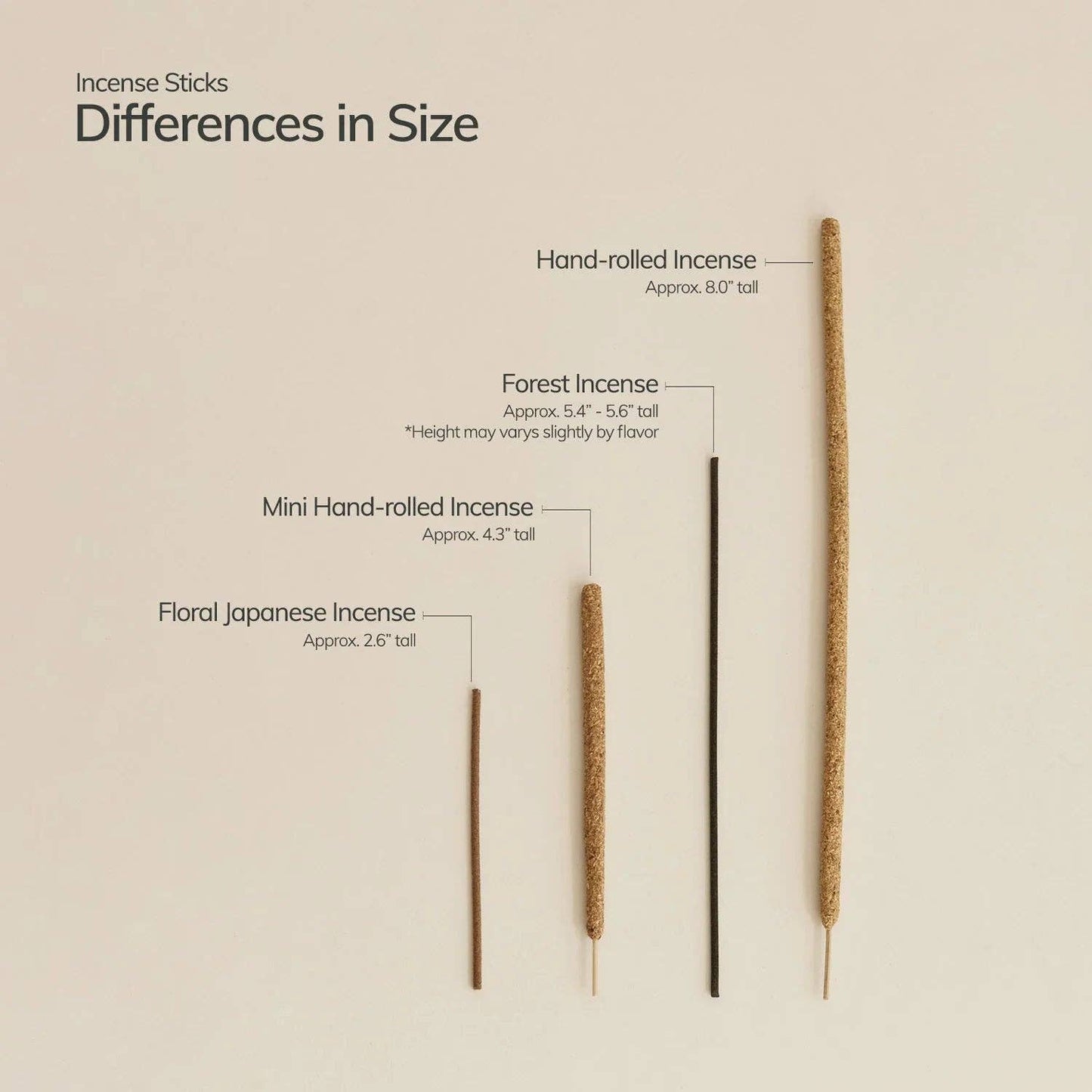 Cedar and Myrrh - Hinoki Japanese Incense Stick Set