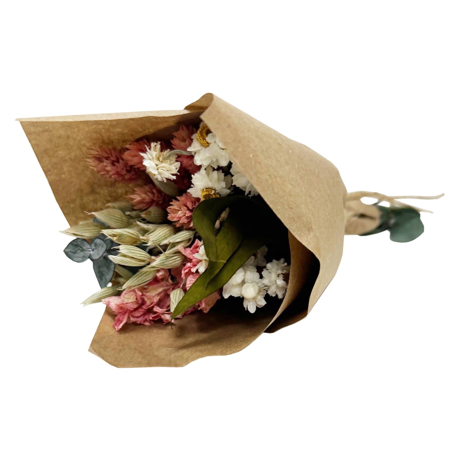 Andaluca - Mini Pink Larkspur & Baby Eucalyptus Bouquet Bundle