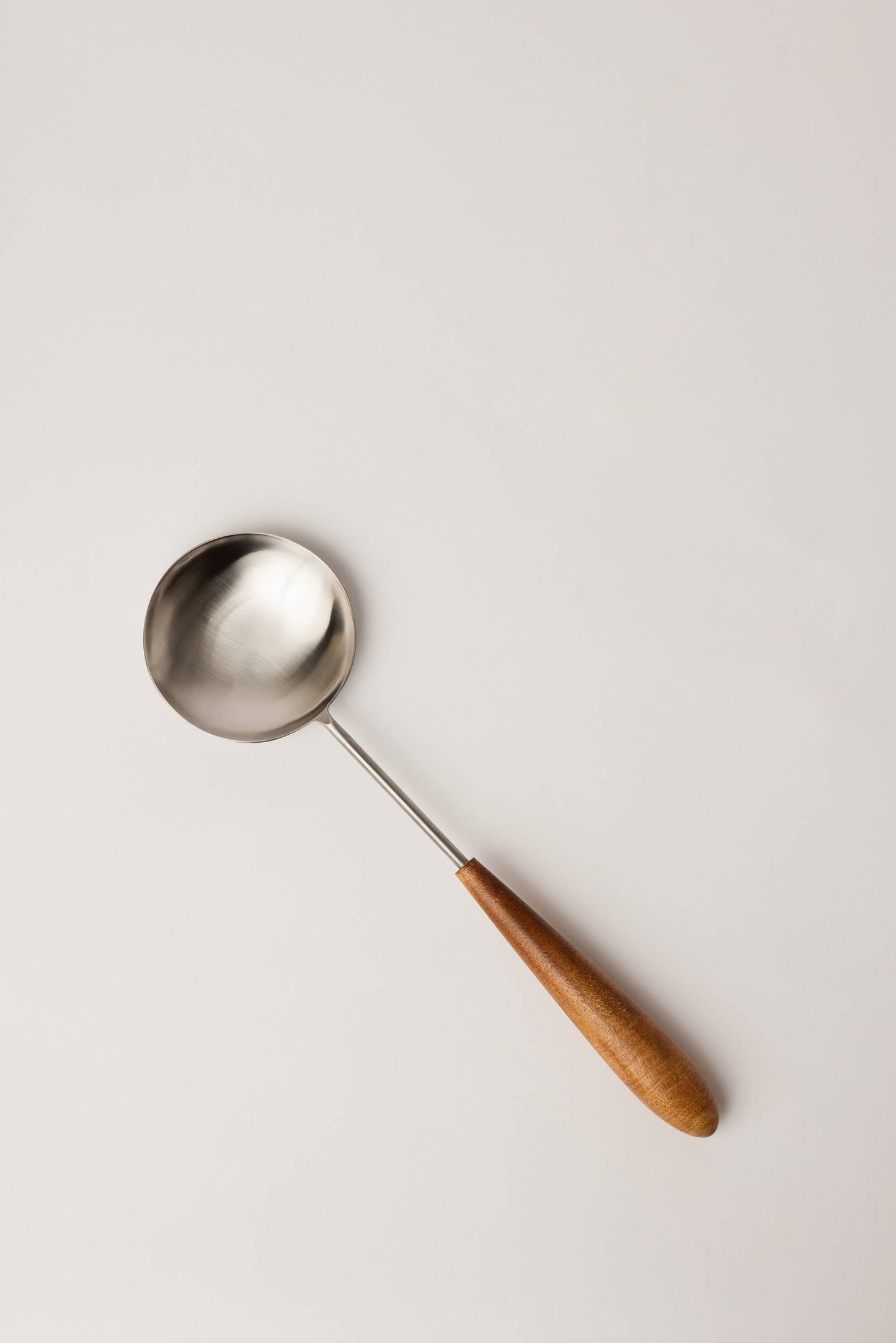 Wood & Steel Serving Utensils - Set of 3