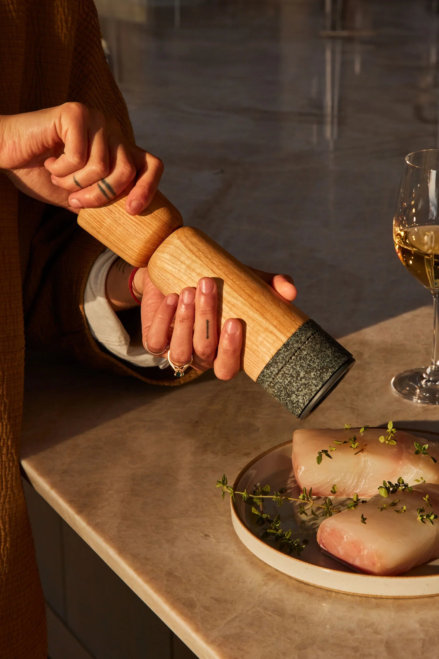 Holcomb - Stone Pepper Mill
