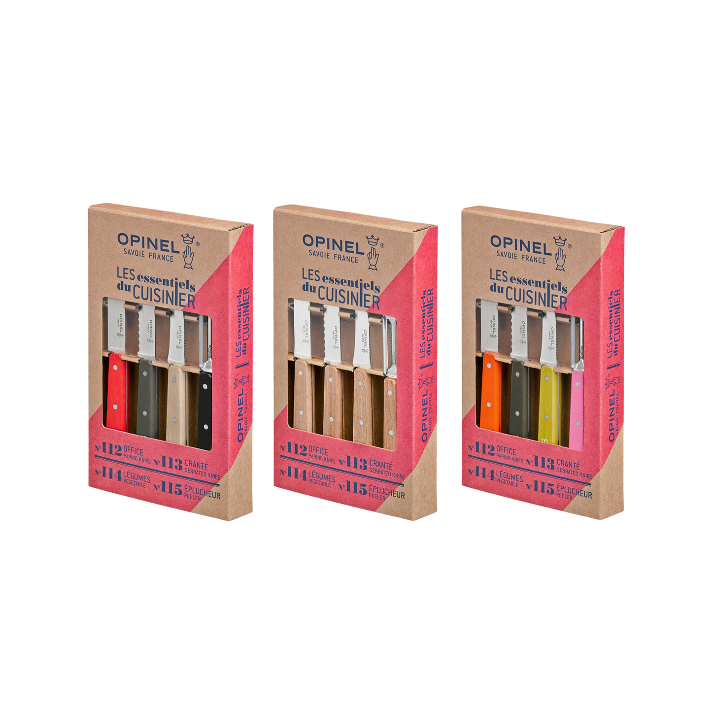 Opinel - Les Essentiels Small Kitchen Knives Sets