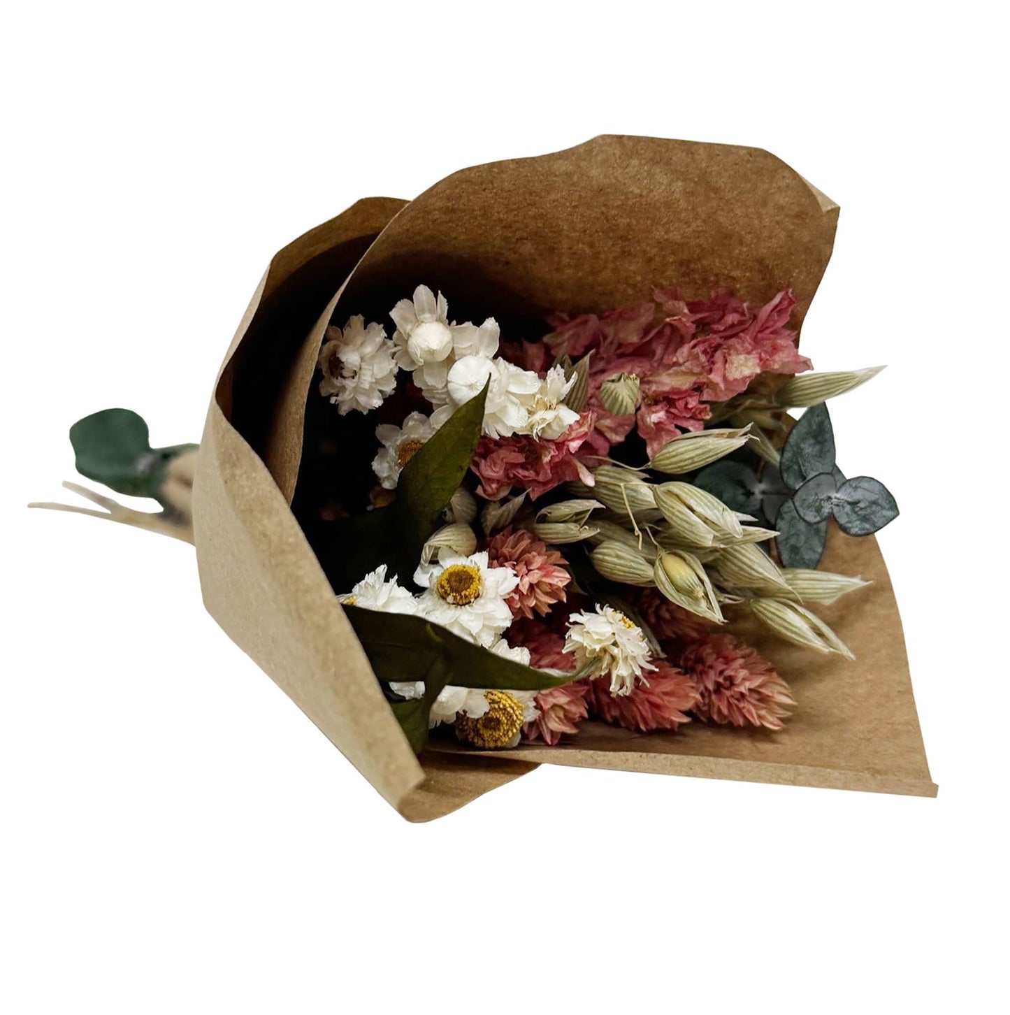 Andaluca - Mini Pink Larkspur & Baby Eucalyptus Bouquet Bundle