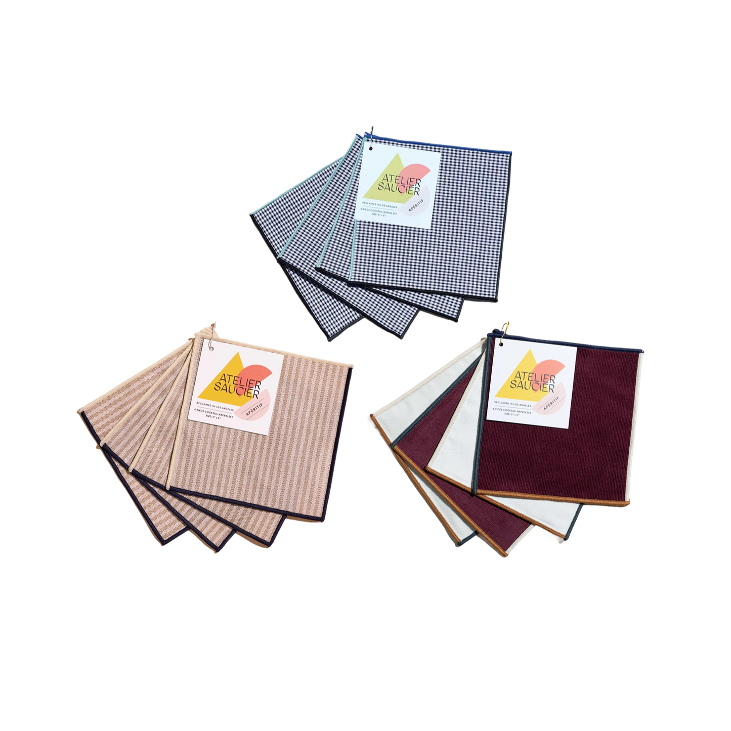 Atelier Saucier - Cocktail Napkins (Set of 4)