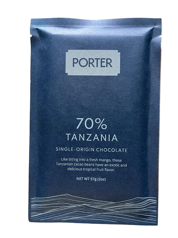 Spinnaker Chocolate - PORTER 70% Tanzania