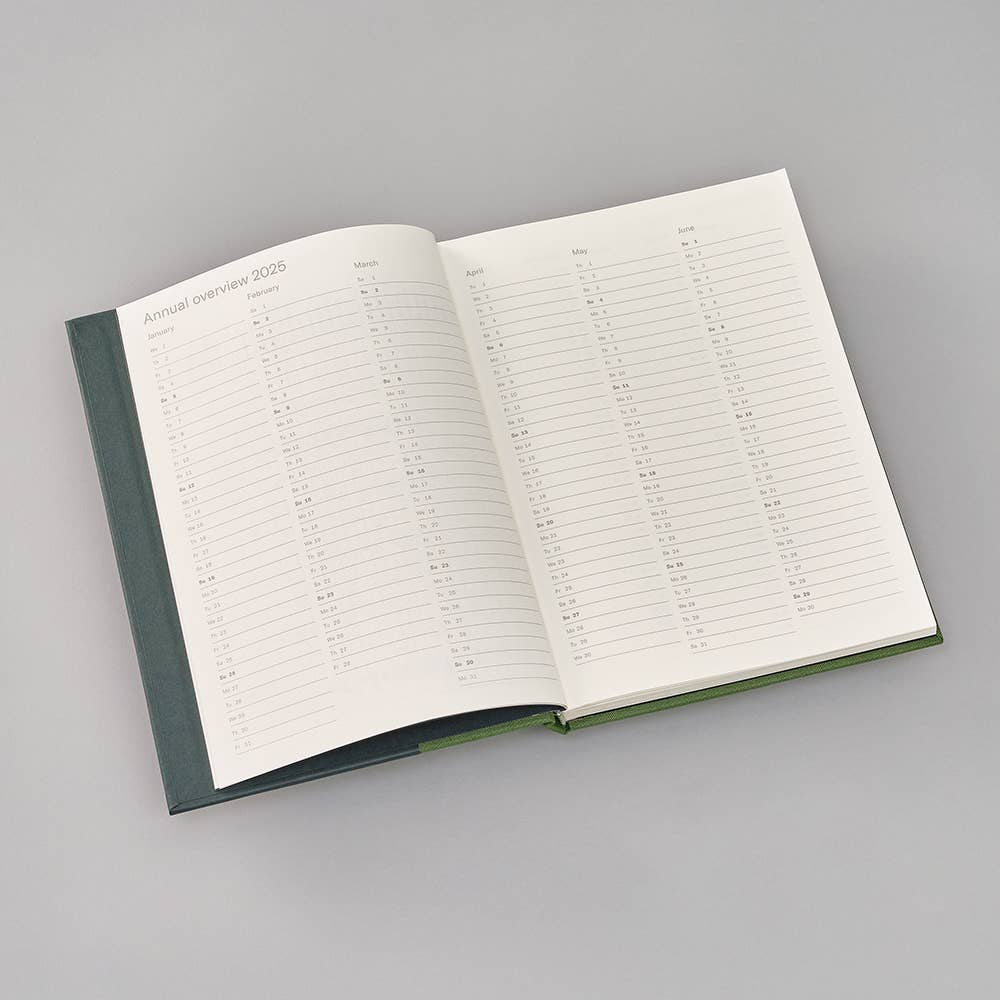 Semikolon - Natural Affair, Weekly Planner & Notebook 2025 (A5)