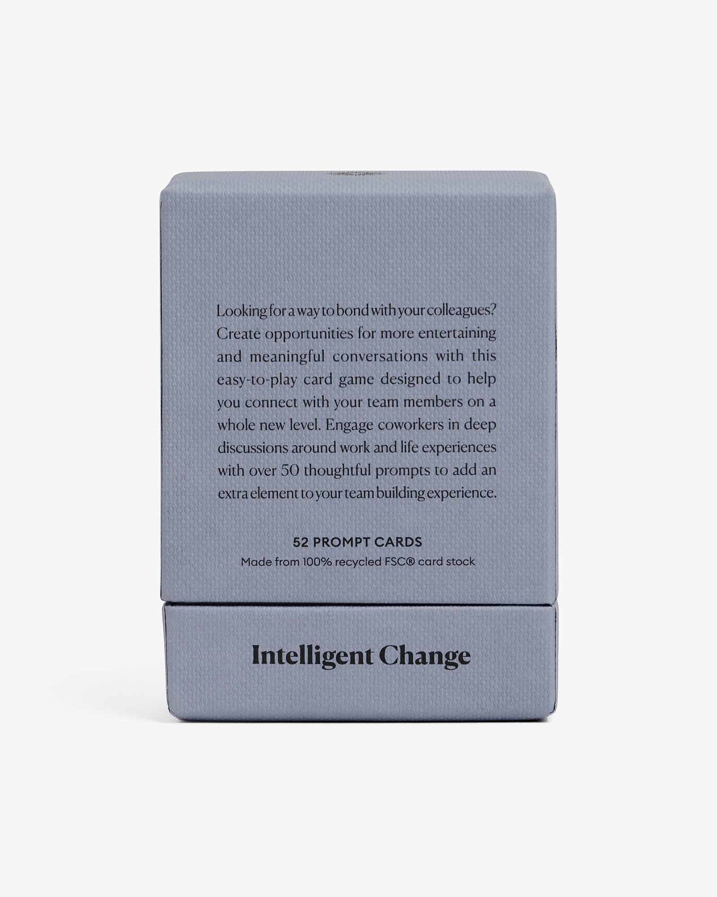 Intelligent Change - Get Closer Team Edition - Employee Fun Question Card Game