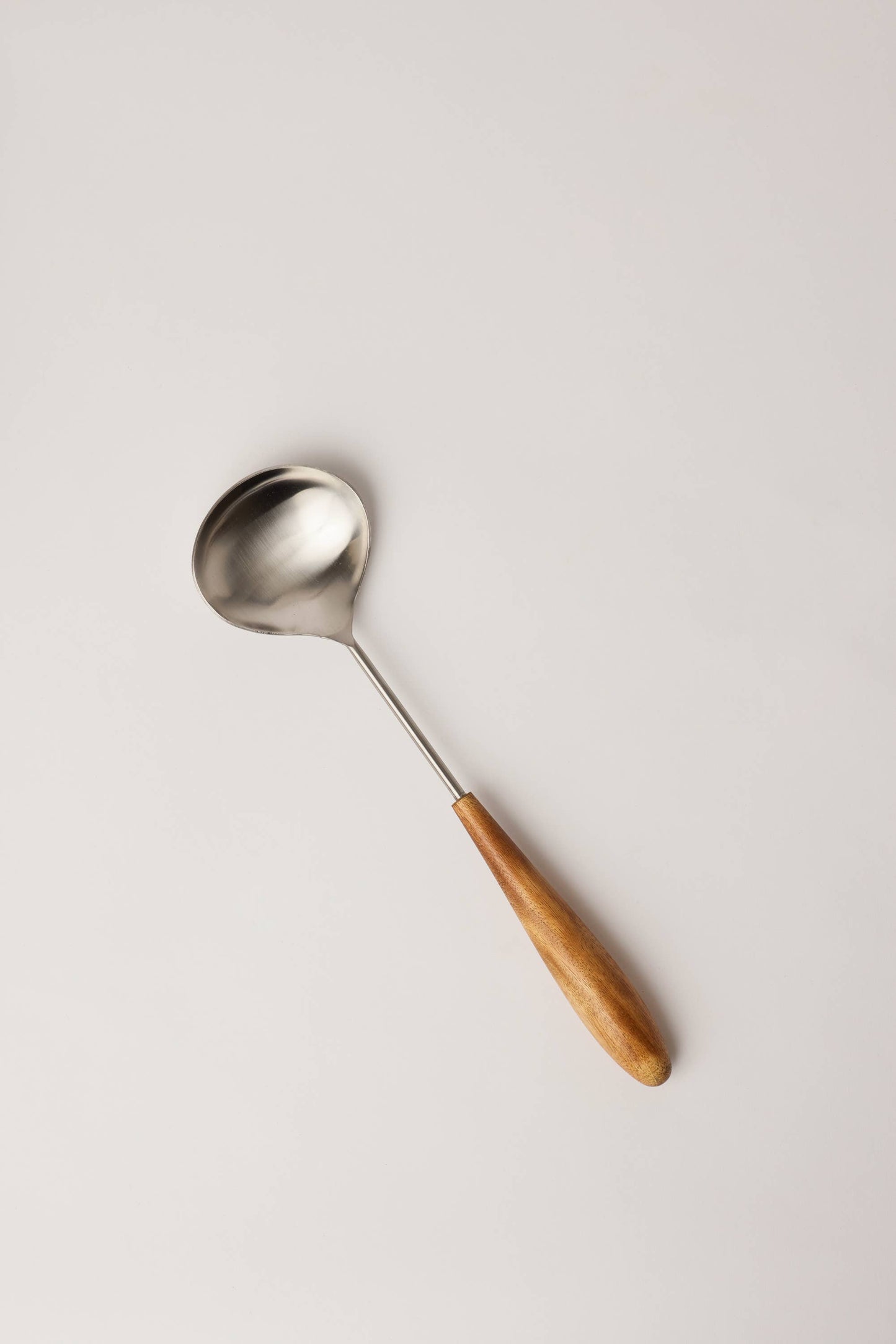 Wood & Steel Serving Utensils - Set of 3