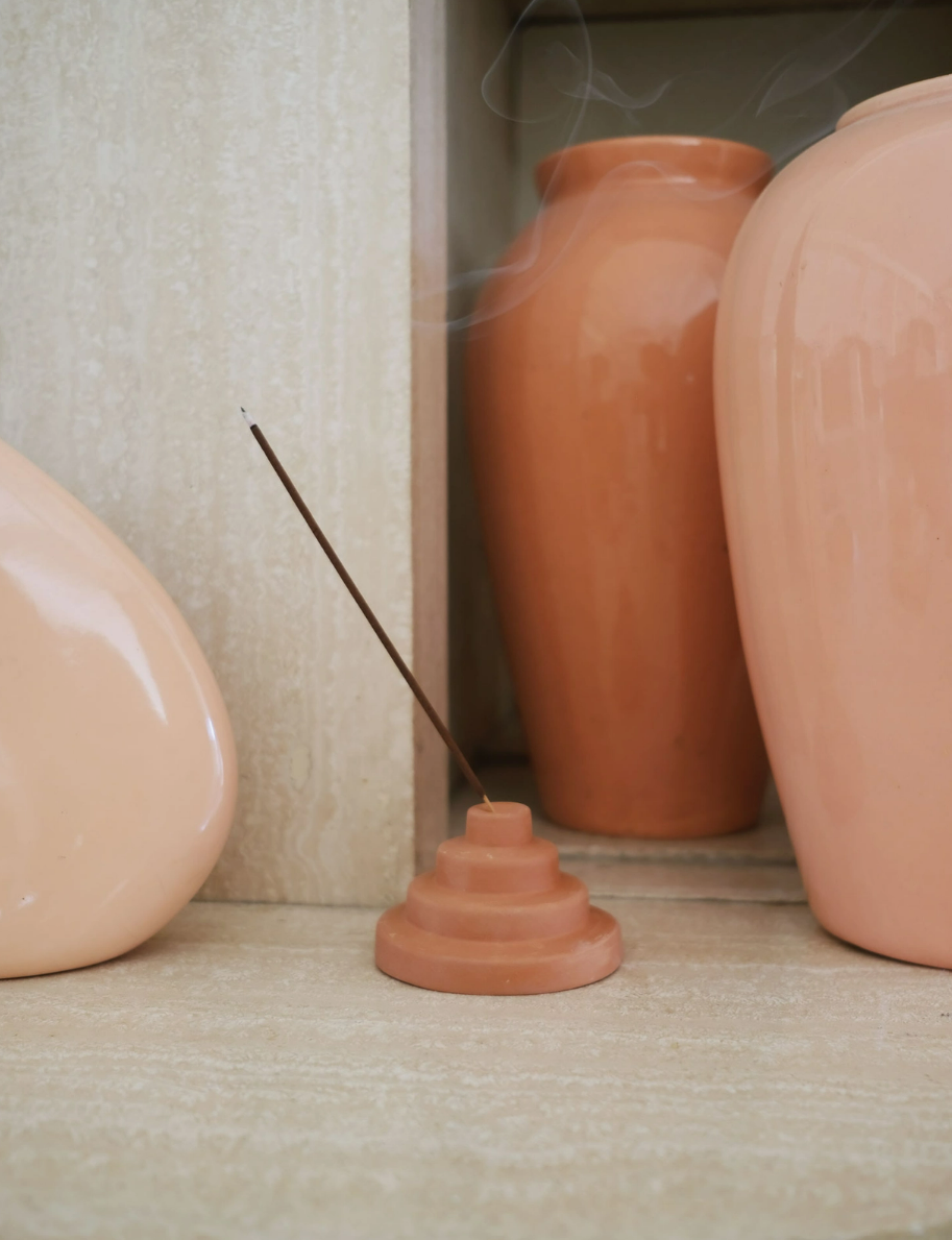 Ceramic Meso Incense Holder - Terra