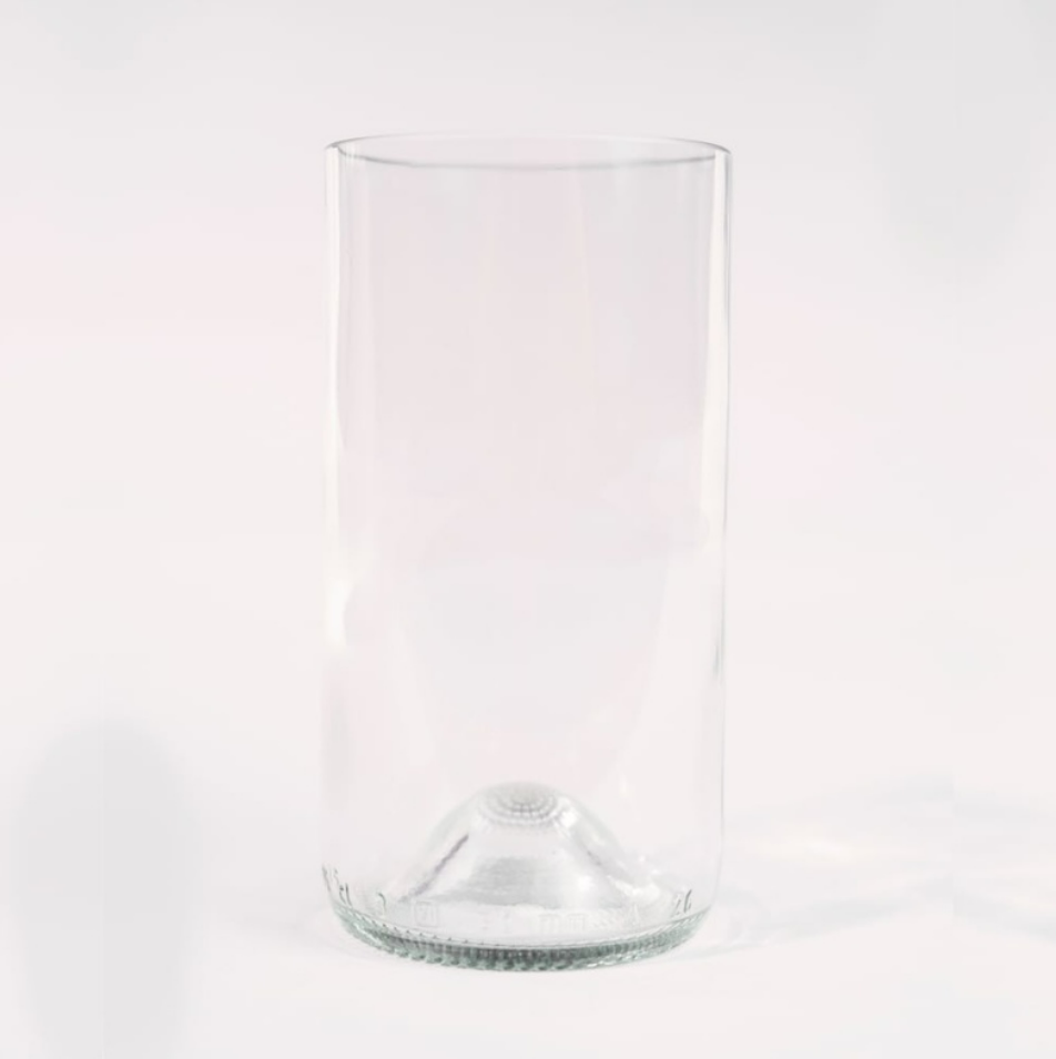 Upcycled Clear Highball Glasses - Set of 4