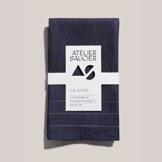 Atelier Saucier - Denim Tea Towels | Set of 2