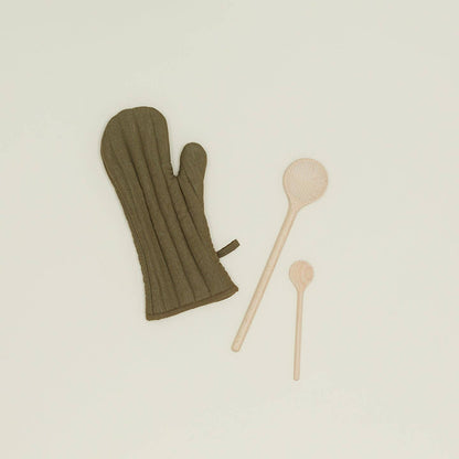 Simple Linen Oven Mitt