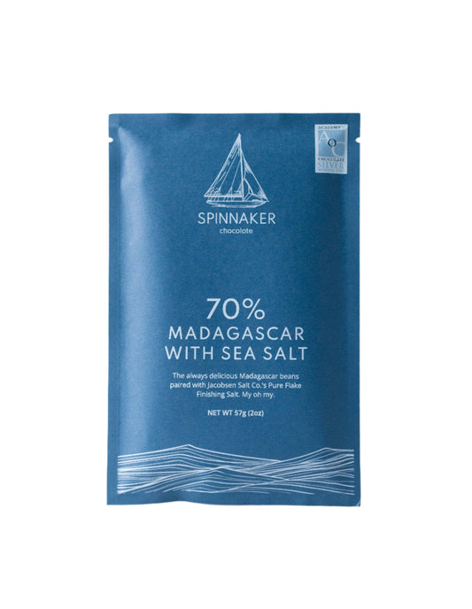 Spinnaker Chocolate - 70% Madagascar with Sea Salt