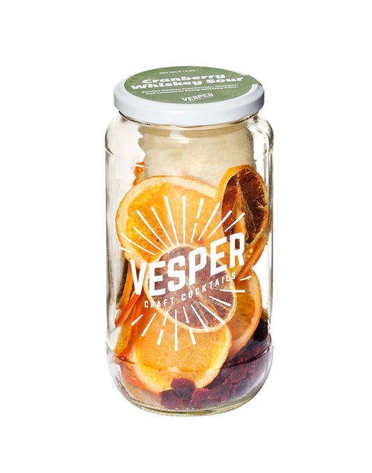 Vesper Craft Cocktails - Craft Cocktail Kit for Cranberry Whiskey Sour