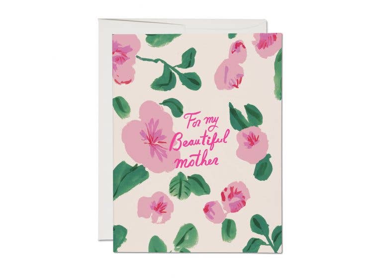 Red Cap Cards - Mother Rose Mother's Day greeting card