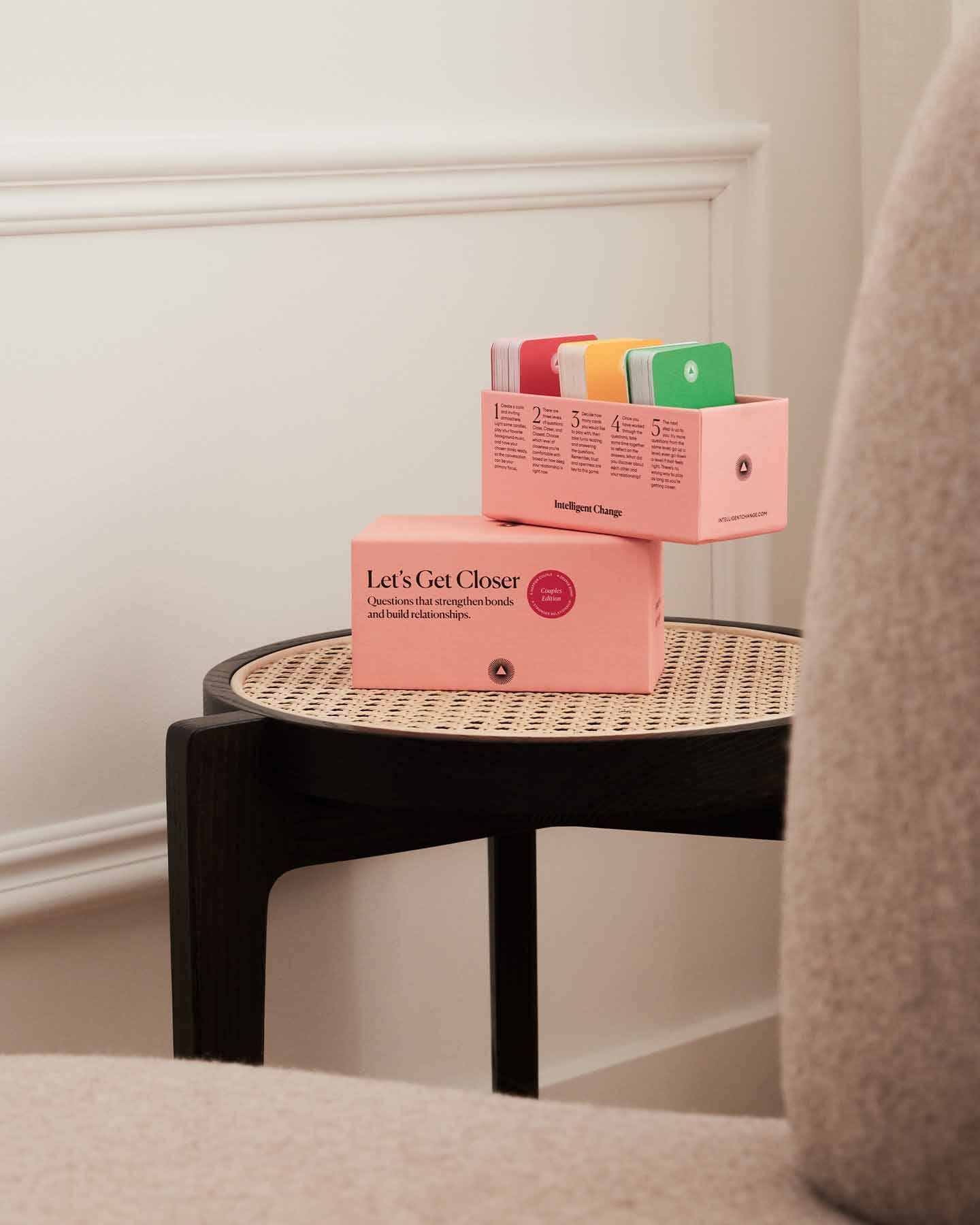 Intelligent Change - Get Closer Couples Edition - Relationship Question Card Game