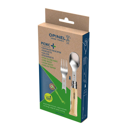 Opinel - No.08 Picnic + Cutlery Set