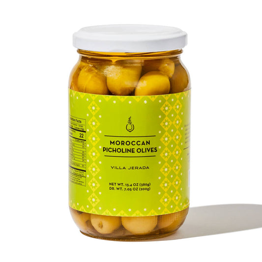 Villa Jerada Picholine Olives (pitted) - 7oz