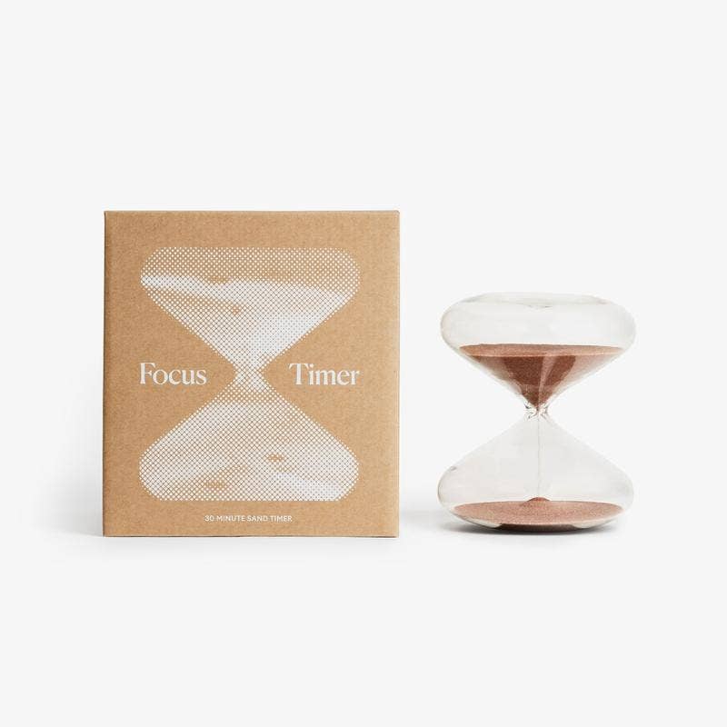 Intelligent Change - Mindful Focus Glass Sand Timer