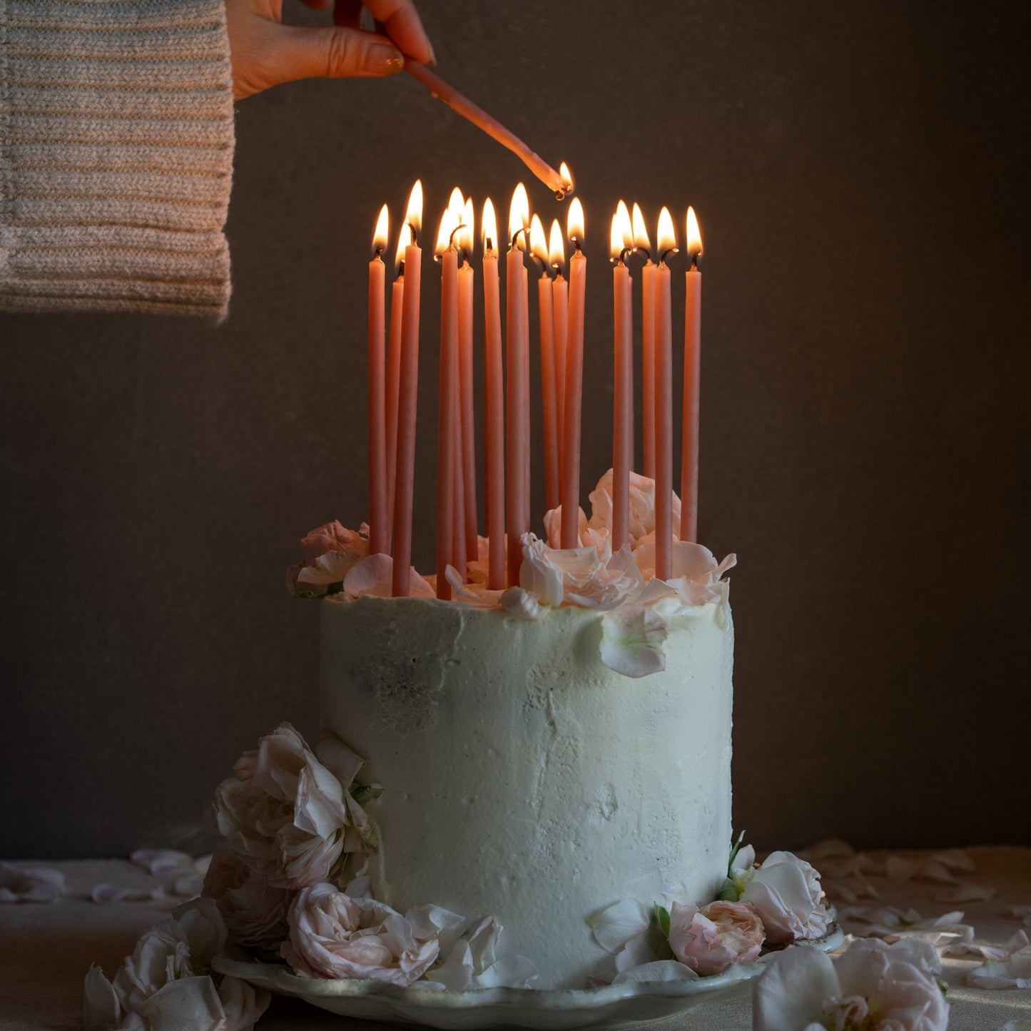 The Floral Society - Beeswax Dipped Wishing Candles