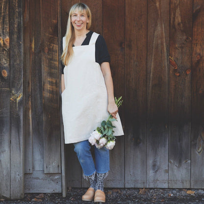 The Floral Society - Canvas Workshop Apron