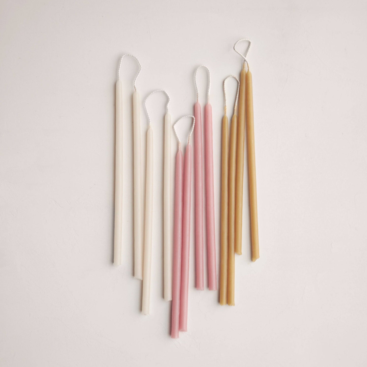 The Floral Society - Beeswax Dipped Wishing Candles