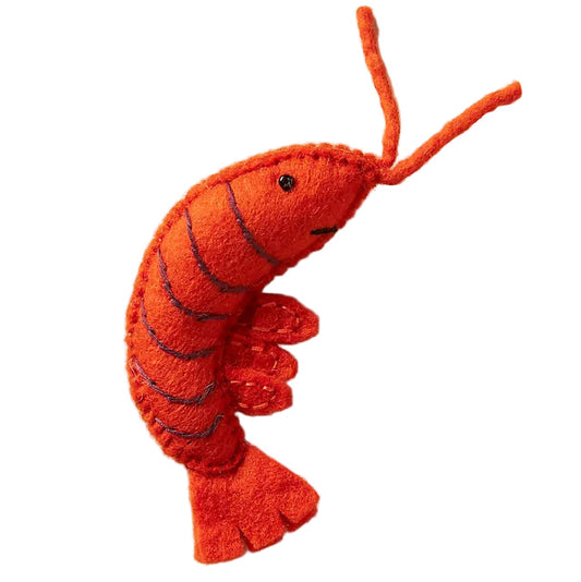 Ware of the Dog - Wool Shrimp Cat Toy