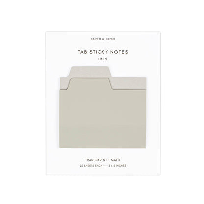 Blank Tab Sticky Note Set