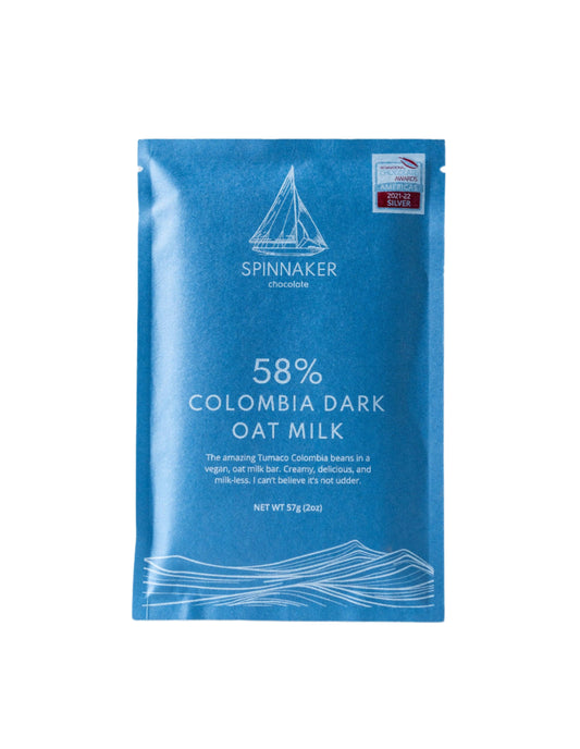 Spinnaker Chocolate - 58% Colombia Dark Oat Milk