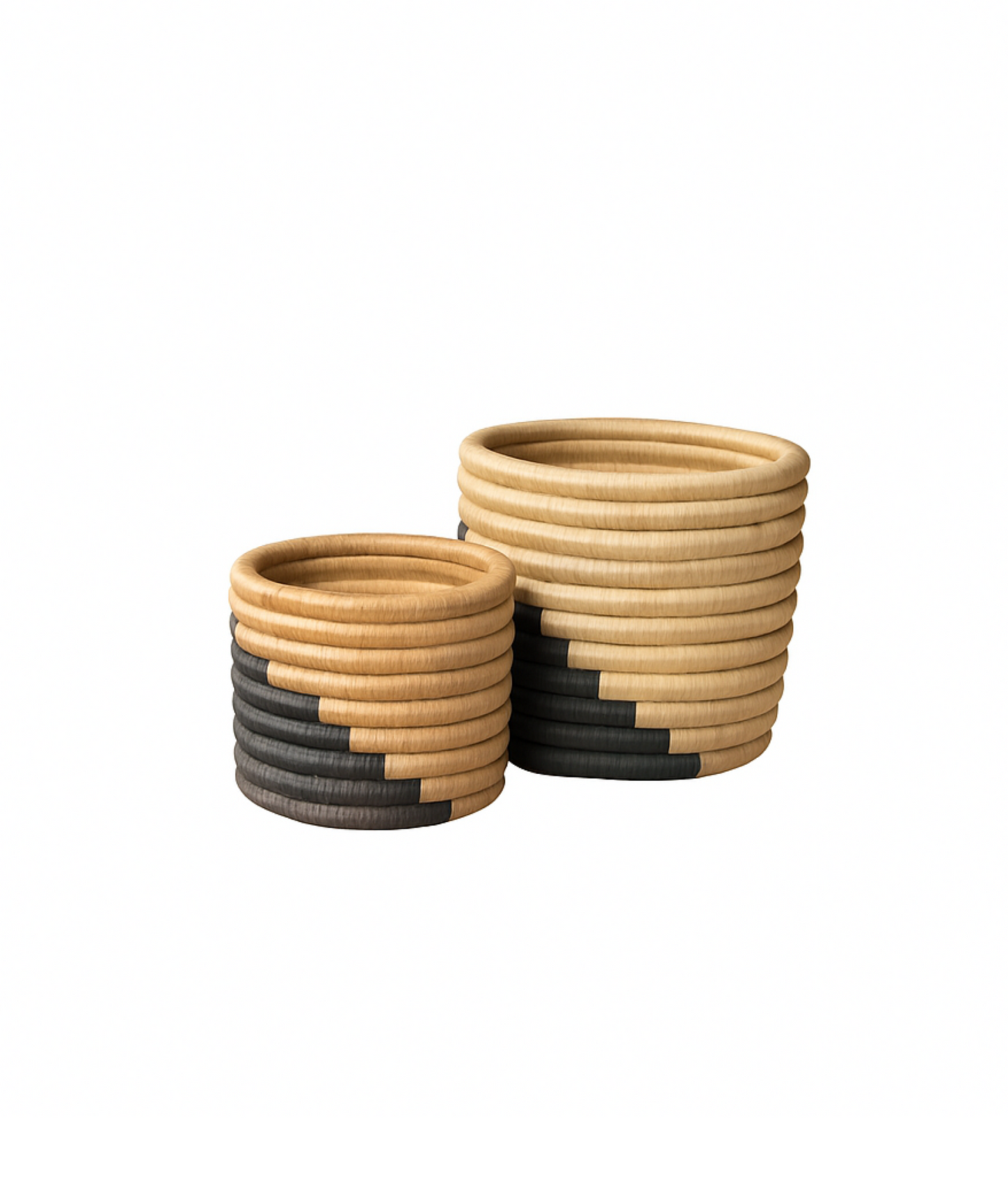 Amsha - Kisoro Basket Planters (Set of 2)