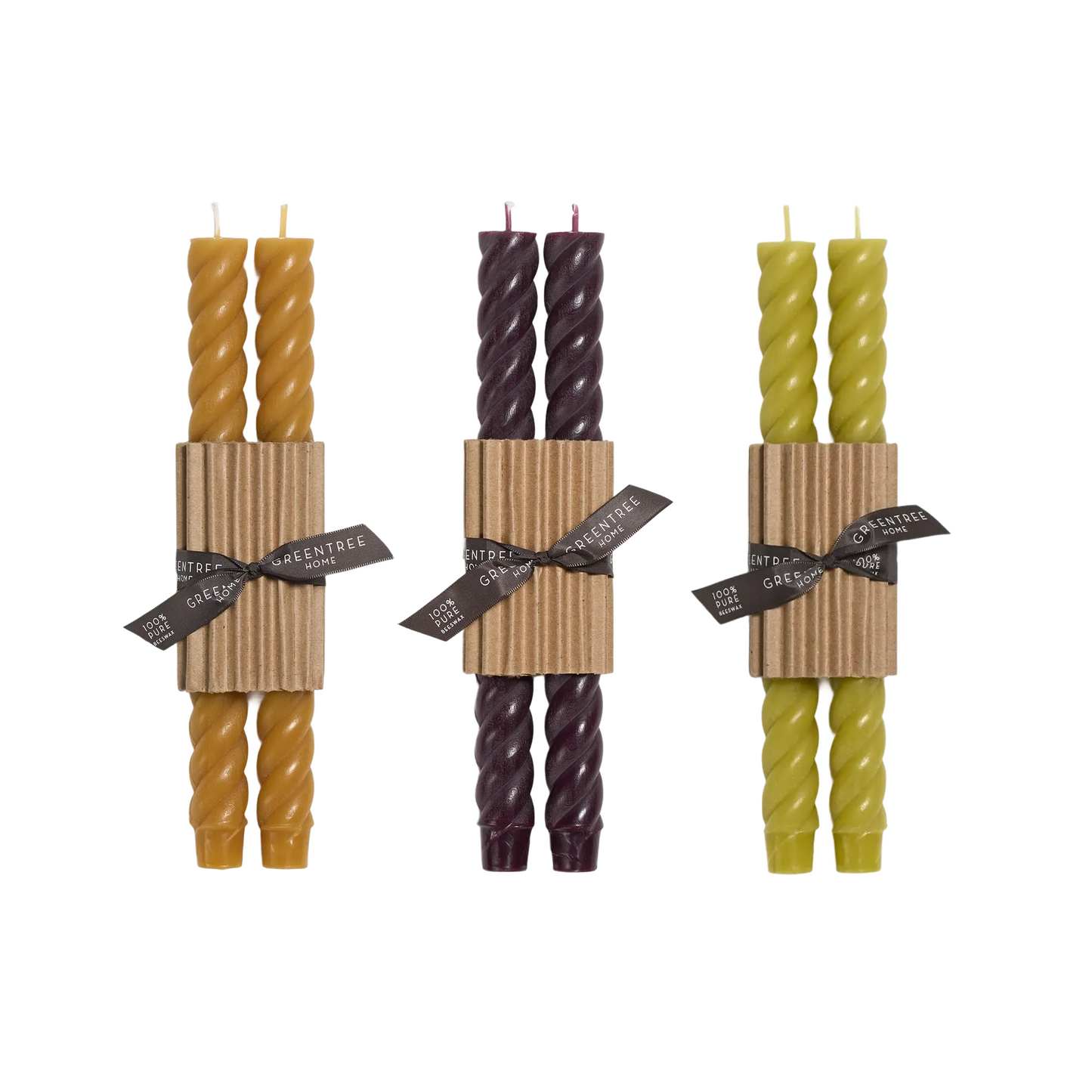 Greentree Home Candle - 10" Rope Taper Candles