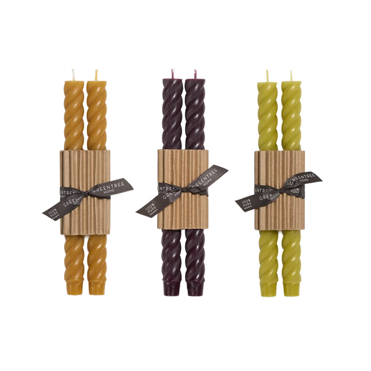 Greentree Home Candle - 10" Rope Taper Candles