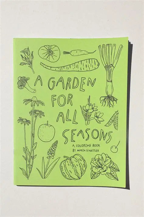 Maria Schoettler - A Garden for All Seasons Coloring Book