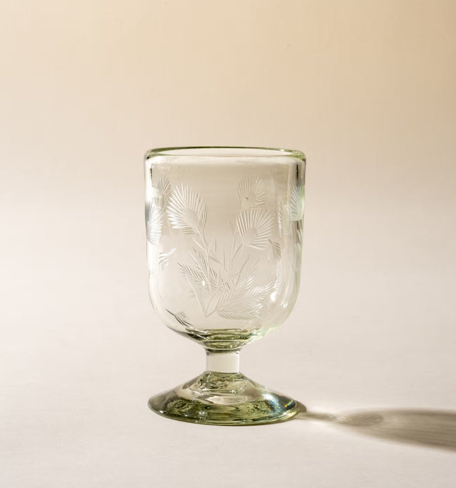 East Fork - Etched Thistle Wine Glasses (Set of 4)