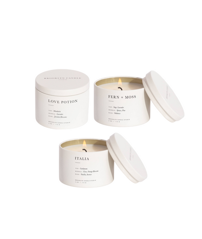 Brooklyn Candle Studio - White Travel Candle