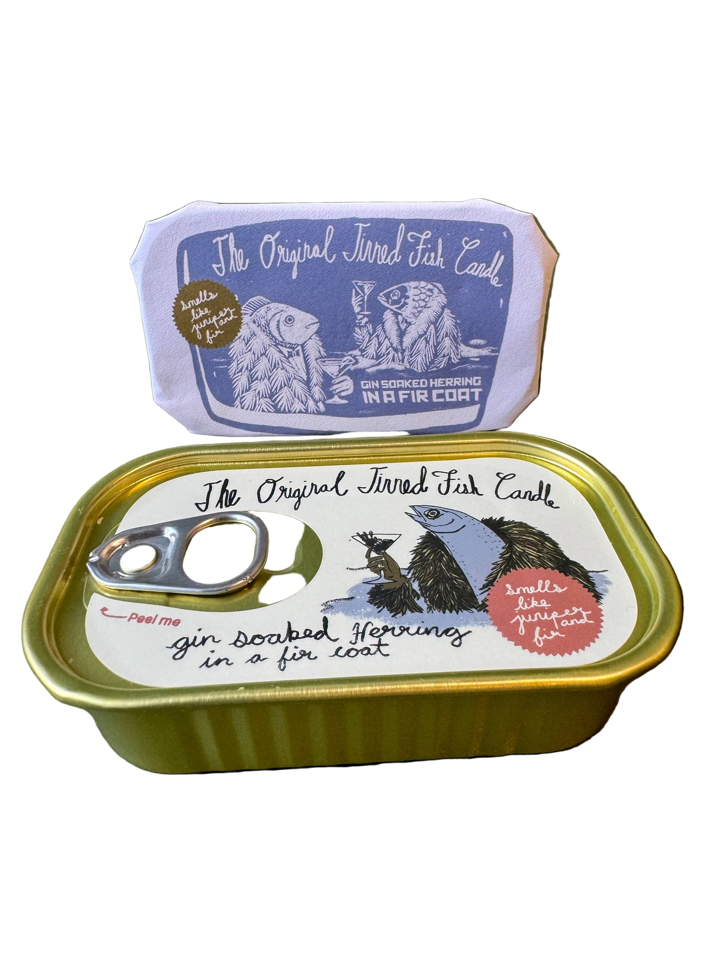 Tinned Fish Candle - Juniper and Fraser Fir