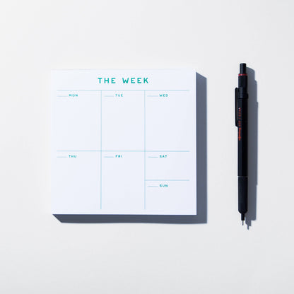 Case Study - Small Weekly Desk Planner Notepad