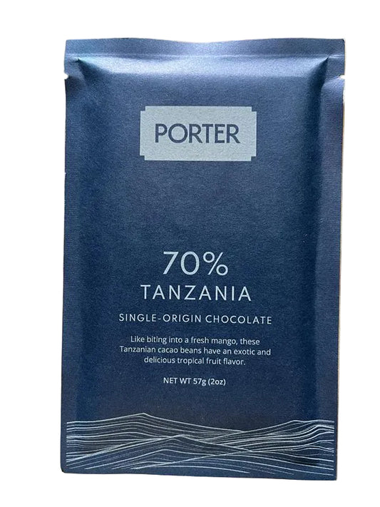 Spinnaker Chocolate - PORTER 70% Tanzania