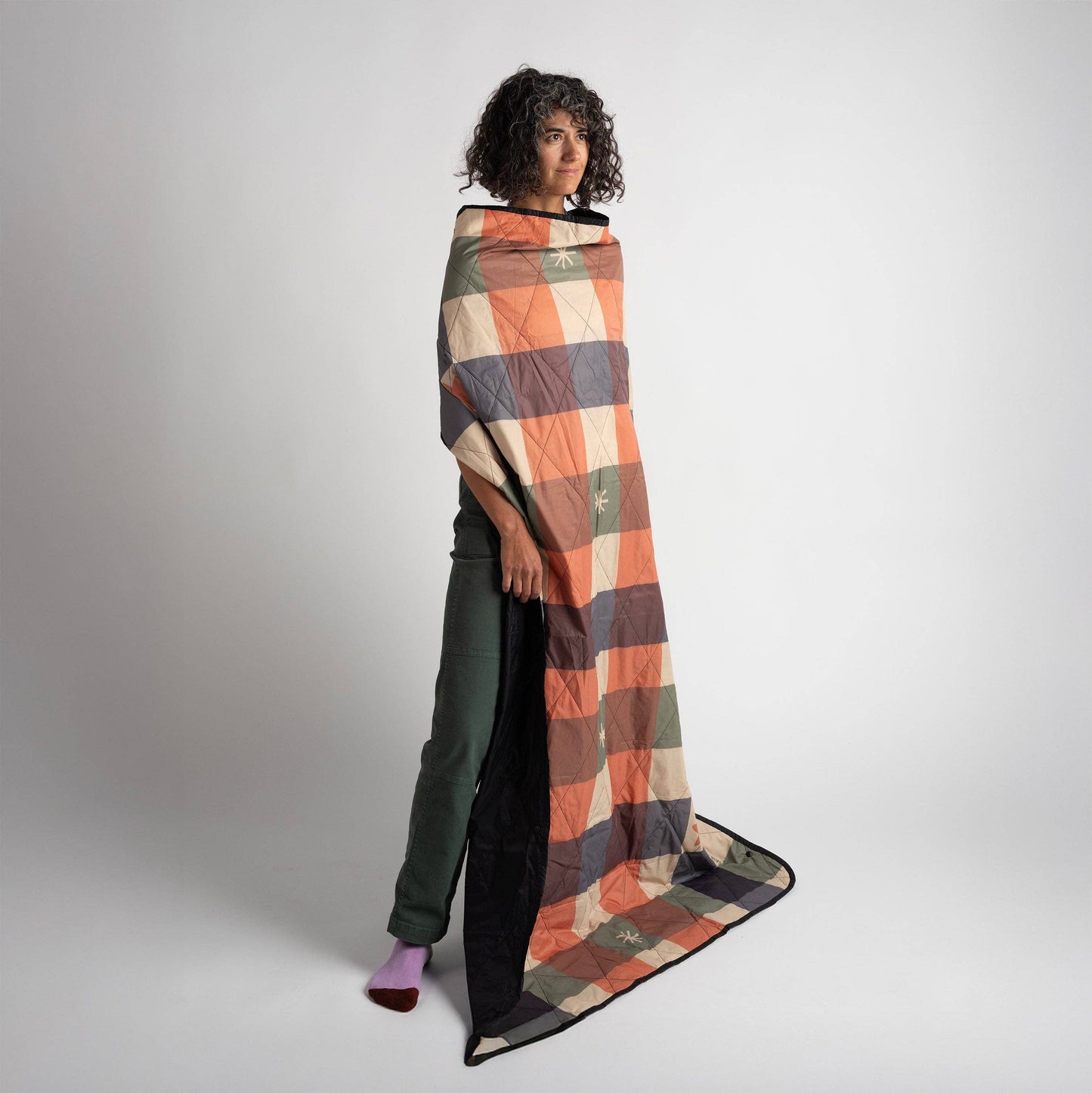 Gravel - UltraPak™ Daily Blanket, Plaid