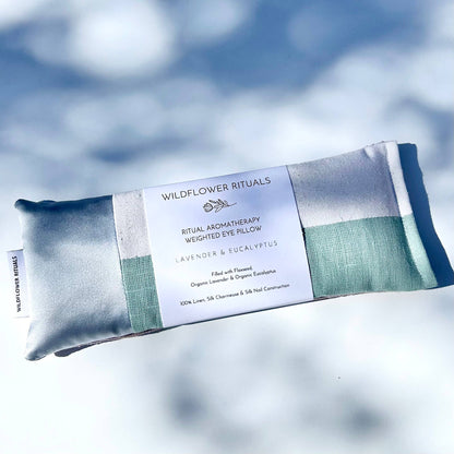 Wildflower Rituals - Aromatherapy Weighted Eye Pillow (Eucalyptus & Lavender)