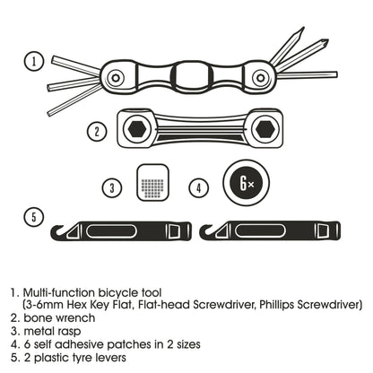 Gentlemen's Hardware - Bicycle Puncture Repair Kit