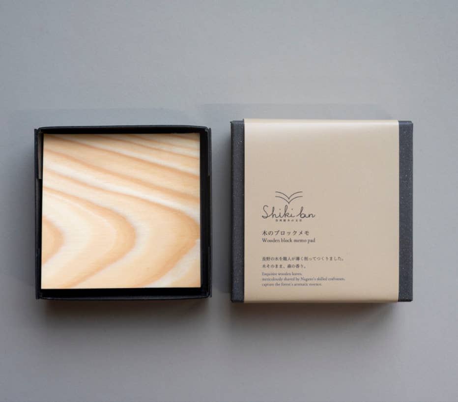 House of Shokunin - Handcrafted Wood Leaf Notepad