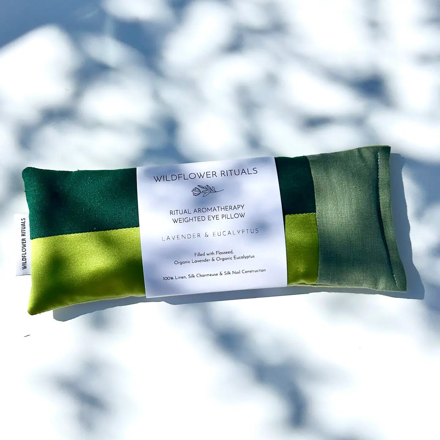 Wildflower Rituals - Aromatherapy Weighted Eye Pillow (Eucalyptus & Lavender)