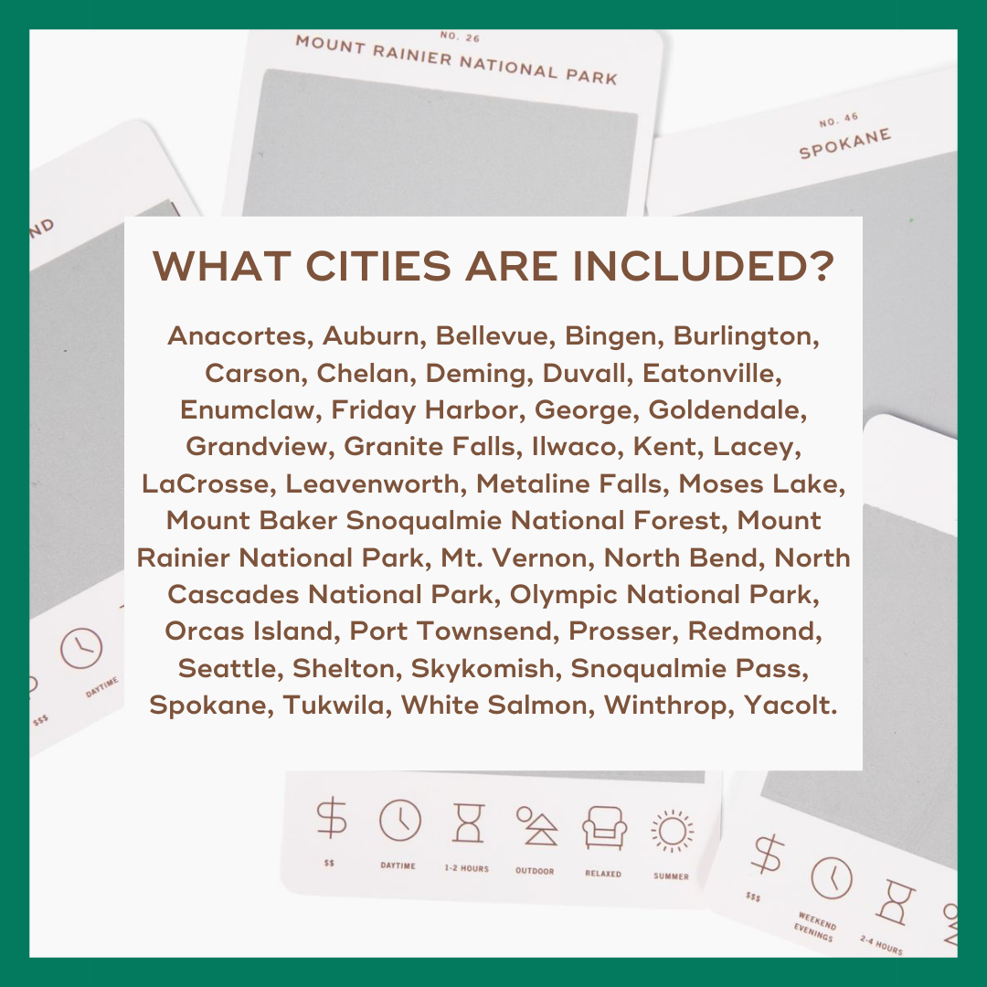 Reach International Outfitters - Washington Adventure Bucket List