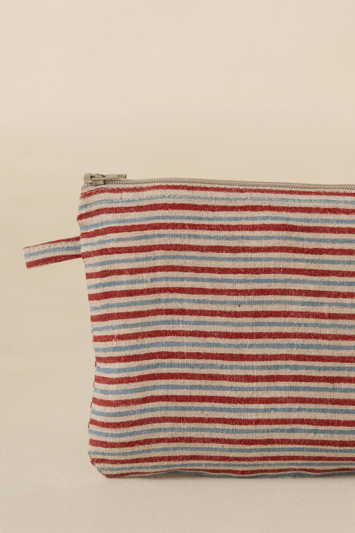Live Linen - Natural Yarn-Dyed Linen Small Pouch