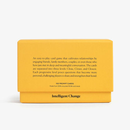 Get Closer Bonding Edition - Conversation Starter Card Game